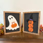 Trick or Treat Ghost 3D wood sign