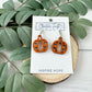 Pumpkin Polka Dot Earrings