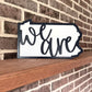 We Are Pennsylvania 3D wood sign