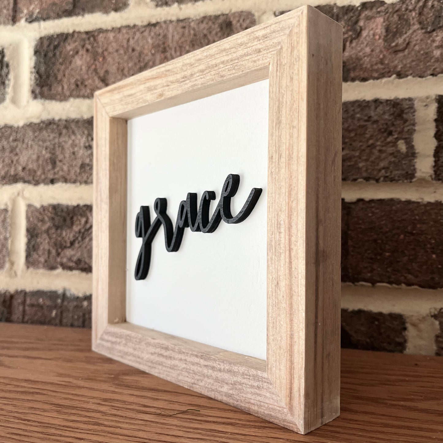 grace 3D mini wood sign