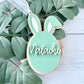 Easter egg name tag, Easter basket tag, Easter gift tag, kids Easter gifts, Easter basket filler, custom Easter tag, bunny name tag