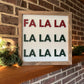 FA LA LA 3D wood sign